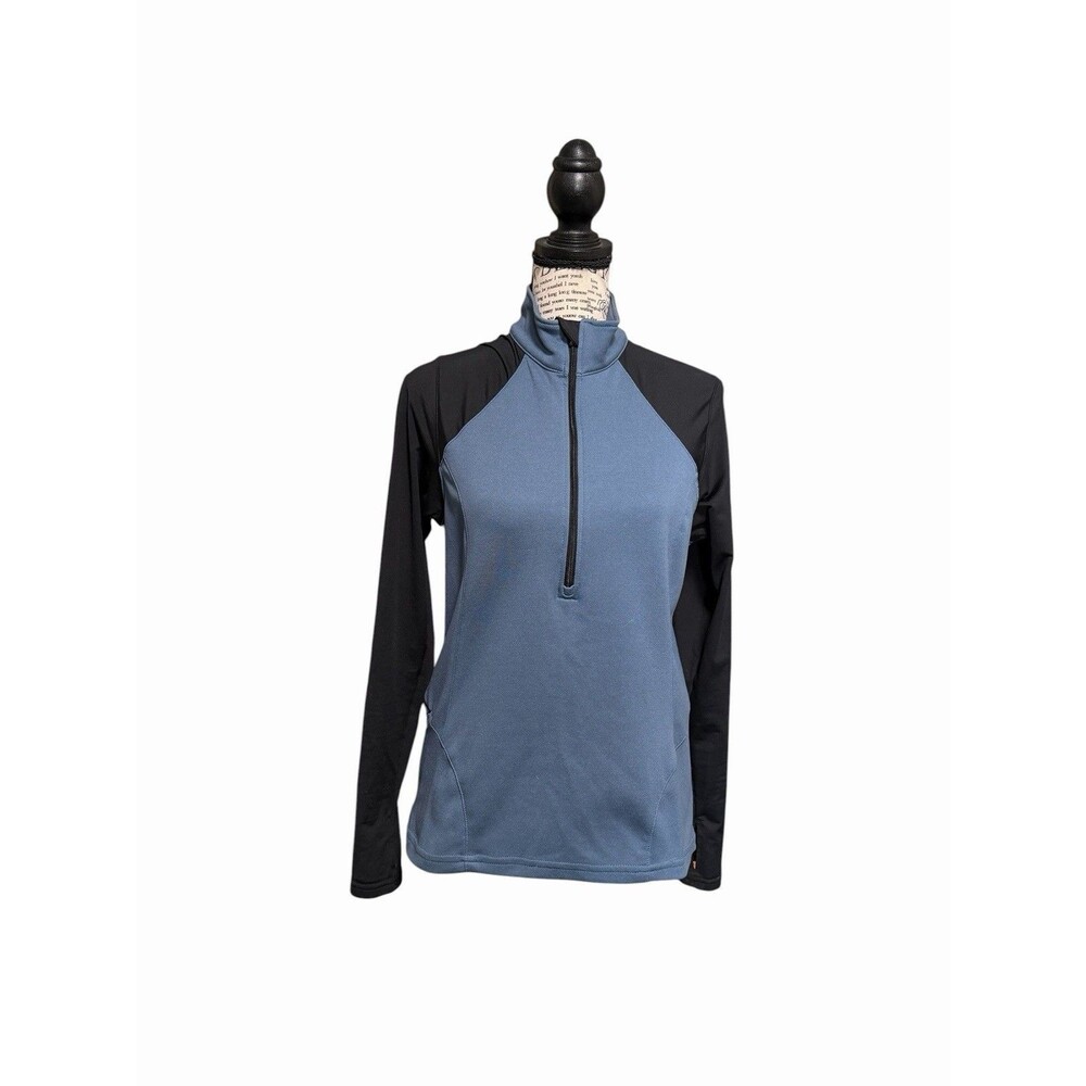 Kerrits Equestrian 1/4 Zip Pullover Women’s Sz Small Blue Horses Outdoors Sport